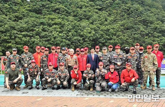 해병대 전우회 달서구지회, 월광수변공원 도원지 정화활동 실시