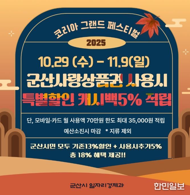 군산시, 코리아 그랜드 페스티벌 참여