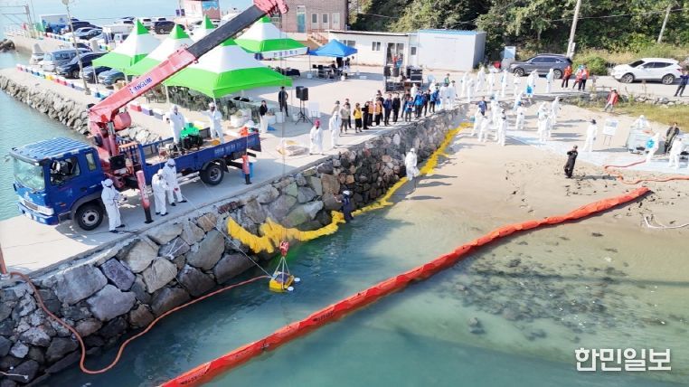 완도해경-해남군, 2025년 해안방제 합동 훈련 실시