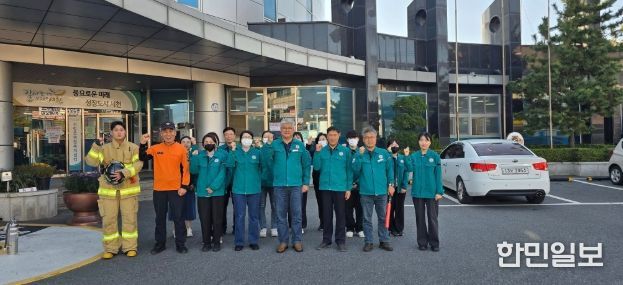 서천군 장항읍, 장항119안전센터와 무각본 합동소방훈련