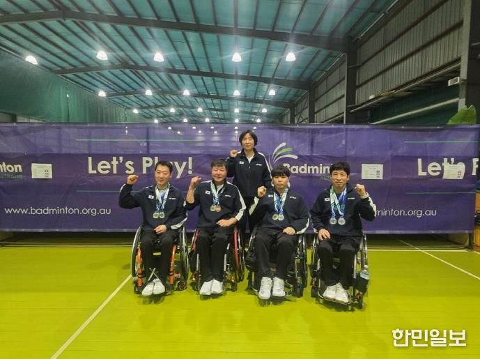 울산 중구청 소속 장애인배드민턴팀, ‘2025 호주 장애인배드민턴 국제대회’에서 대활약