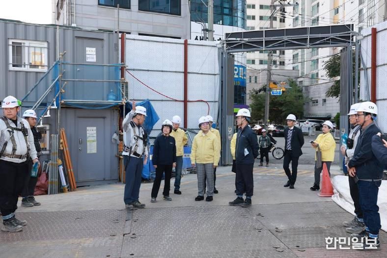 은평구, 고용노동부와 신축 건설현장 합동 안전점검 실시