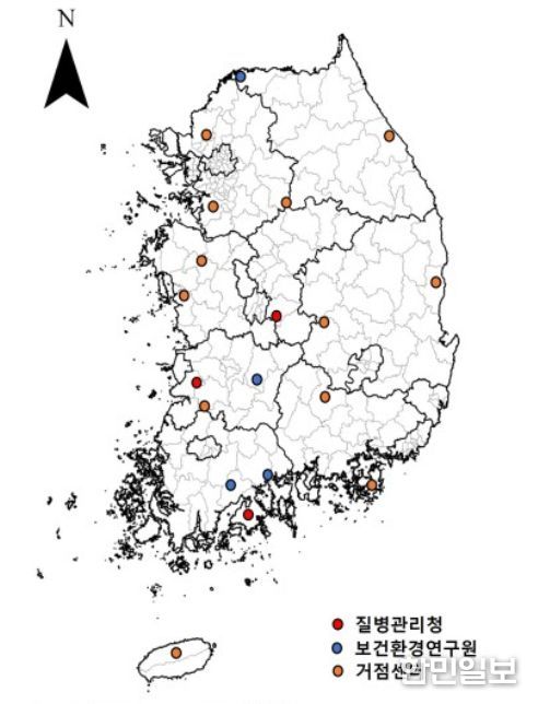 참여기관 및 감시지점