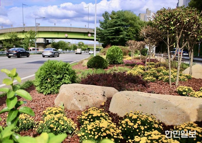 올림픽대로 한남 녹지