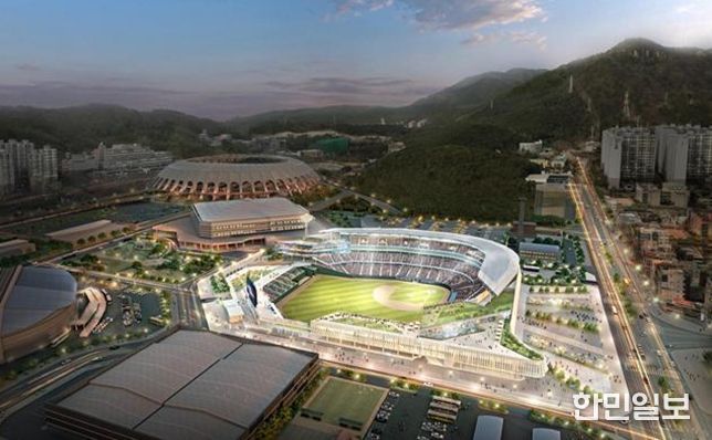 사직야구장 재건축 조감도