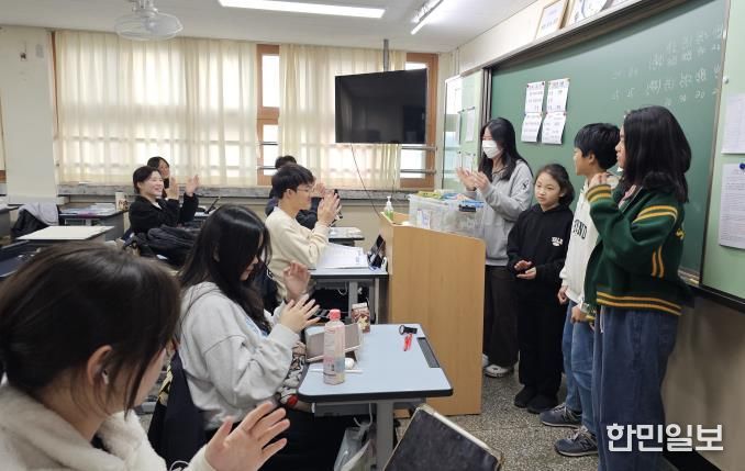 양평서부청소년문화의집 청소년방과후아카데미 ‘별무리’, 멘토링 교류 양서고에 ‘수능 대박’ 응원