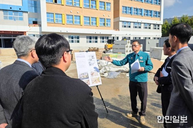 문석주 의원, 농소중학교 그린스마트미래학교 현장점검