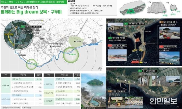 보목·구두미포구 어촌신활력 증진사업