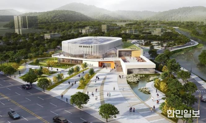 서화면 평화체육관 조감도