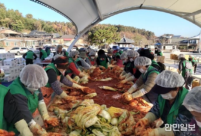 따뜻한 마음!! 새마을운동진안군지회, 사랑의 김장나누기 행사