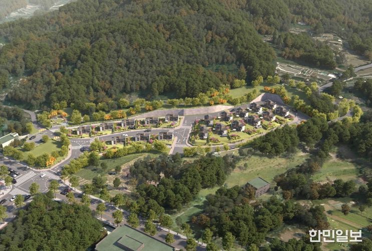 자은지구 이주단지 조감도