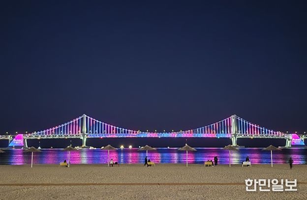 부산의 상징 광안대교, 12년 만에 새 단장