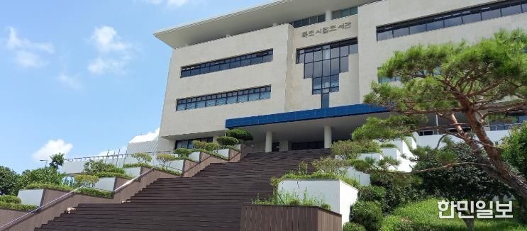 목포시립도서관 전경 사진