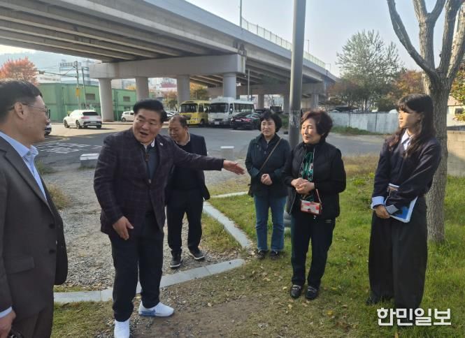 목포시의회 김관호 의원, 이로동 도시가스 미보급 지역 및 웰빙공원 현장 점검 실시
