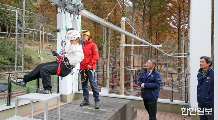 임실군, 성수산 산림레포츠시설 시범운영 점검