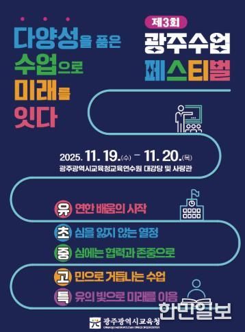 ‘다양성 품은 수업으로 미래를 잇다’ 광주광역시교육청, ‘수업페스티벌’ 연다