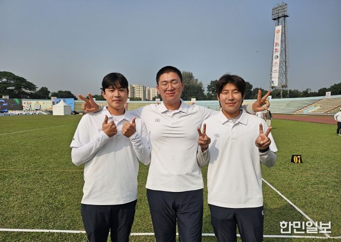 예천군청 장지호선수, 2025 아시아 선수권대회 은메달 획득-장지호, 서민기, 김예찬