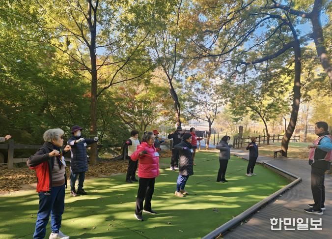 바르게걷기 활동 모습