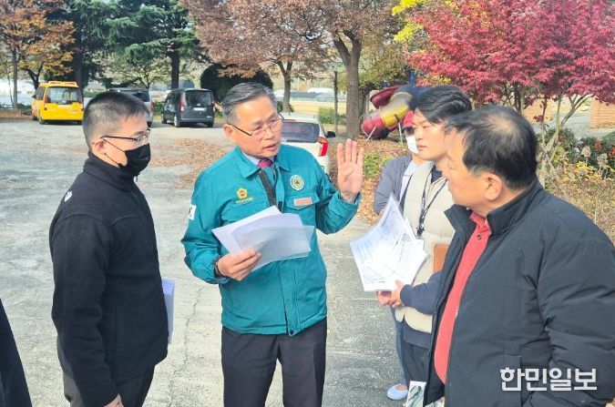문석주 의원, 북구 산업로 내 지선관로 부설공사 관련 현장점검