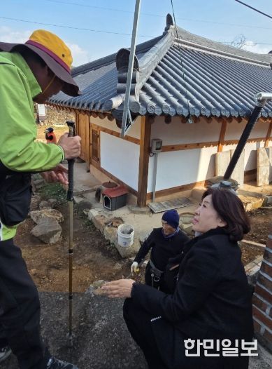 김향숙 의원, 제정구 선생 생가 부지 정비 현장 점검