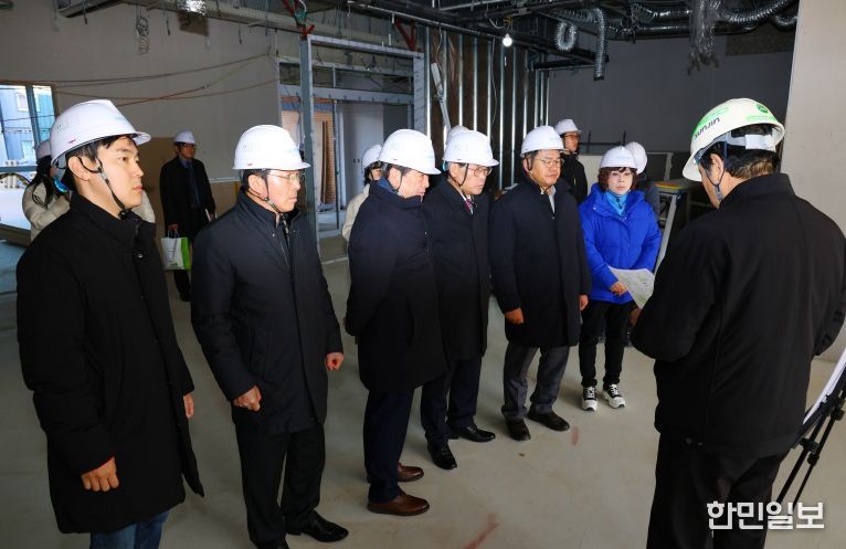 하늘누리센터 공사 현장 방문