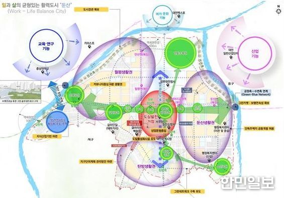 대전시 둔산-송촌지구 노후계획도시정비 기본계획안