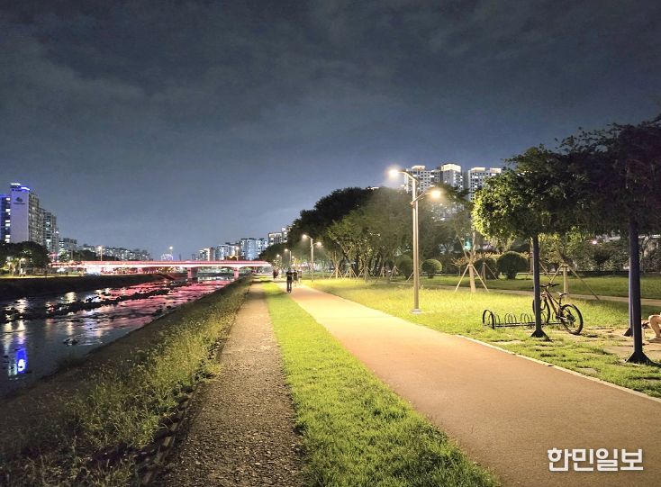 대구시, 신천둔치 가로등 추가 설치