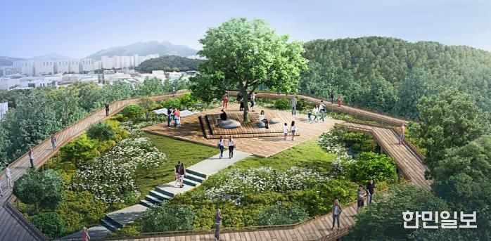 추동 숲정원 하늘마당 조감도