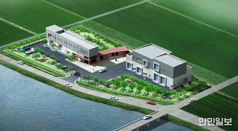 강화군, 내년도 공공하수도 예산 70% 대폭 증액… 245억 편성해 보급률 올리기 나서(온수하수처리장 조감도)