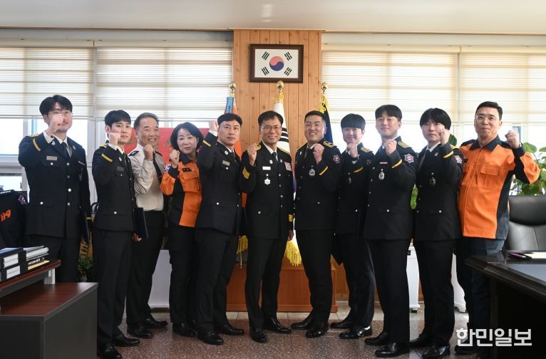 해남소방서, 소방공무원 승진자 임용장 수여식 가져