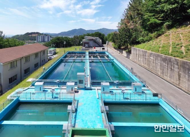 교동정수장 전경