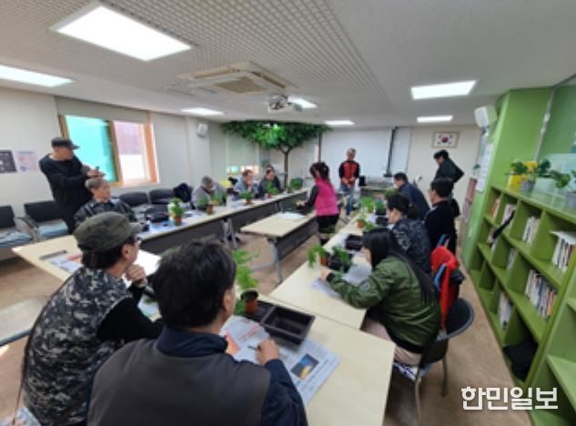 서울강북지역자활센터 디딤돌사업단의 프로그램이 진행되고 있다