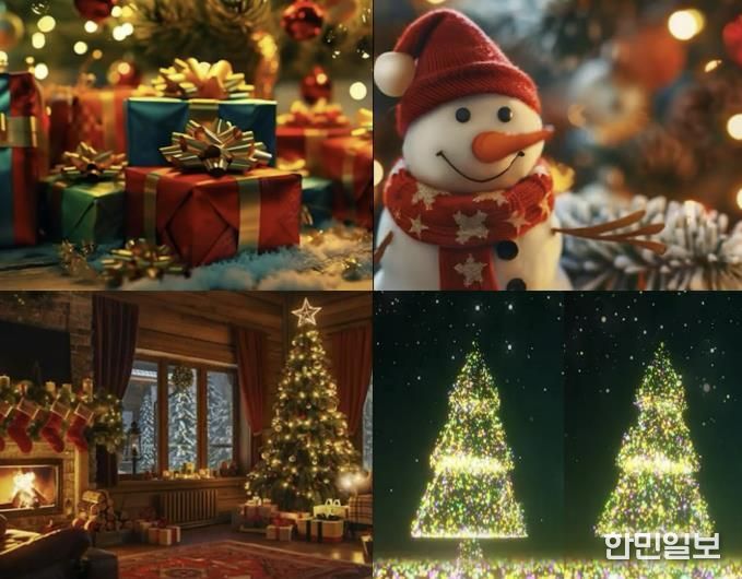 홍성군, 초대형 크리스마스 미디어 쇼 '점등'