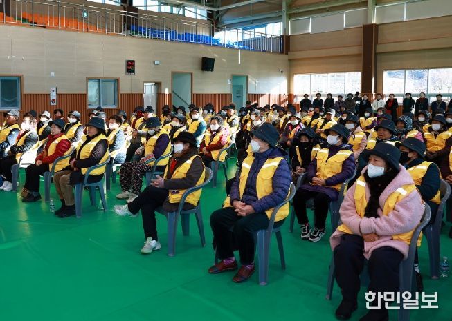 울진군 근남면, 노인일자리사업 해단식 및 소양교육