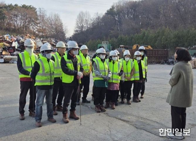 대형폐기물 선별장 등 폐기물처리시설 찾아 동절기 집중점검