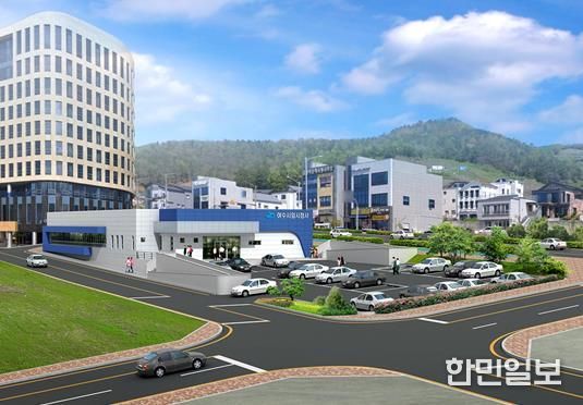 여수시 웅천 임시청사 조감도