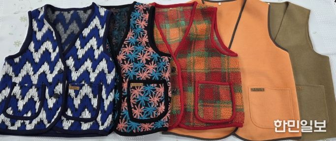 “한땀손맵시”겨울조끼 61벌 기부
