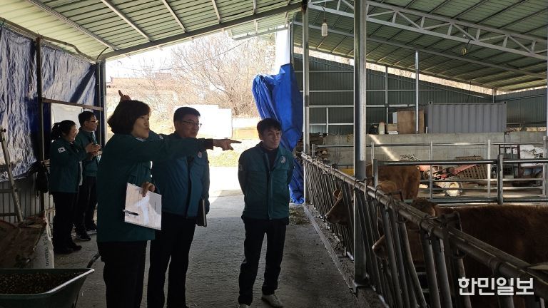 충북도, 겨울철 대설‧한파 대비 축산농가 현장점검 실시