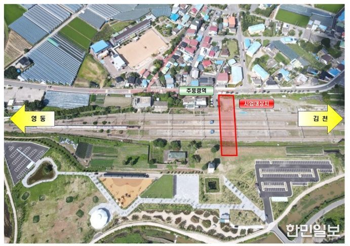 추풍령역 승하차장 연결통로 설치사업 본격 추진