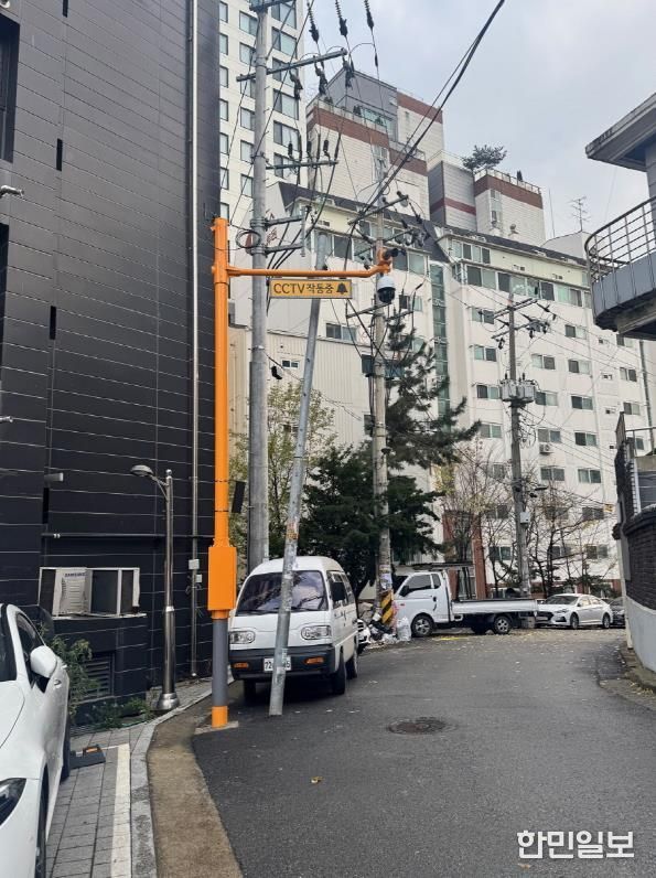 새로 설치된 공공 CCTV 모습