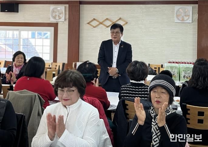 12일 관내 식당(천지면옥 2층)에서, 간담회 사진