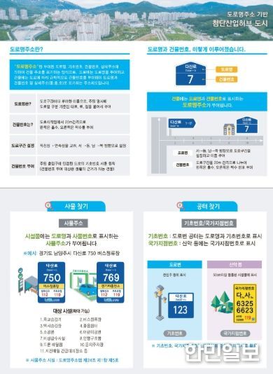 남양주시, 시민 편의 위한 휴대용 주소정보안내도 제작 …읍면동에 배포