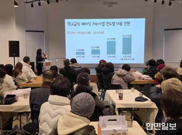 시흥시학교급식지원센터, 학교급식 예비식 기부사업 연말 간담회서 먹거리 복지 성과 공유