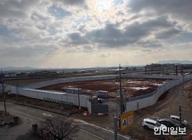 그린바이오 벤처캠퍼스 건립공사 현장 전경