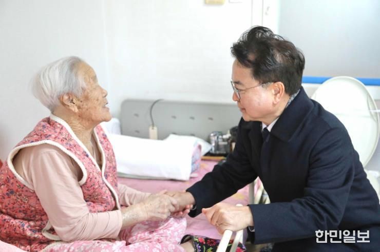 춘천시 새해 첫 민생행보, 독거어르신 가정방문