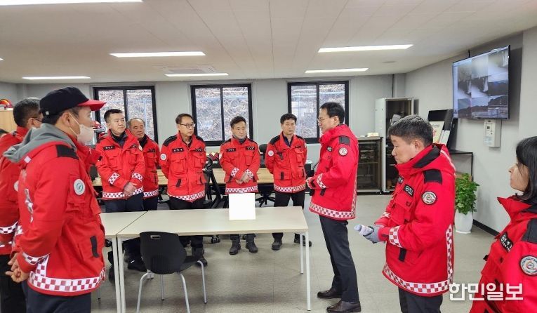 의령군, 표주업 부군수 새해 첫날 산불대응태세 점검