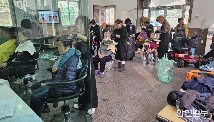 3개 자원봉사단체 60여 명, 정기적 이미용·목욕 봉사
