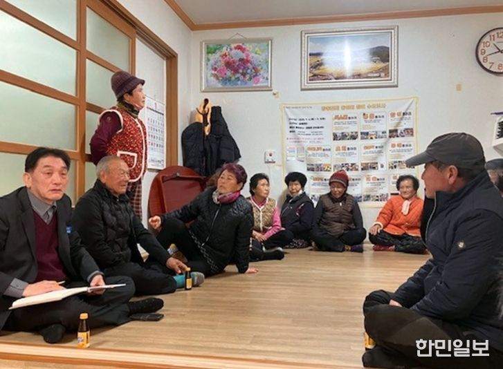 장흥 장동면, 20개 마을 경로당 순회