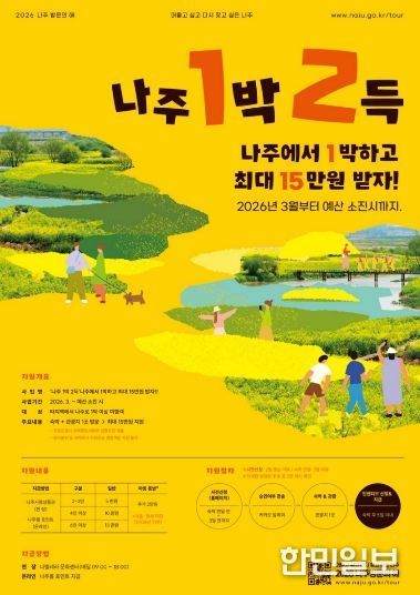 2026 나주방문의 해 홍보 포스터.