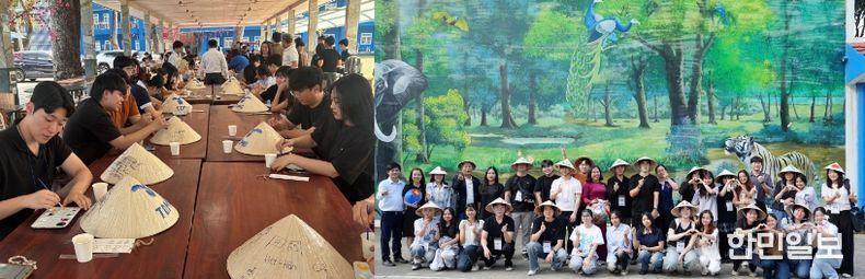 영도구 대학생 연수단, 베트남 투저우못대학교 한국어과 학생들과 문화로 하나가 되다!